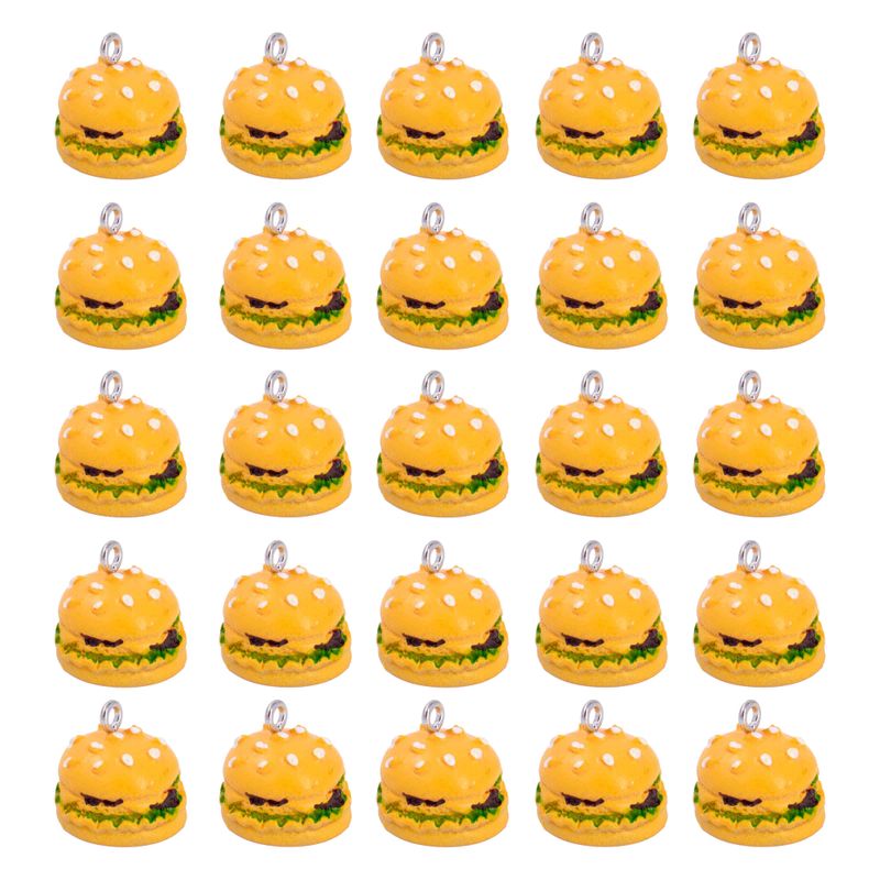 PINGENTE-HAMBURGUER-15MM-EM-RESINA-COM-100-PECAS---UNICA