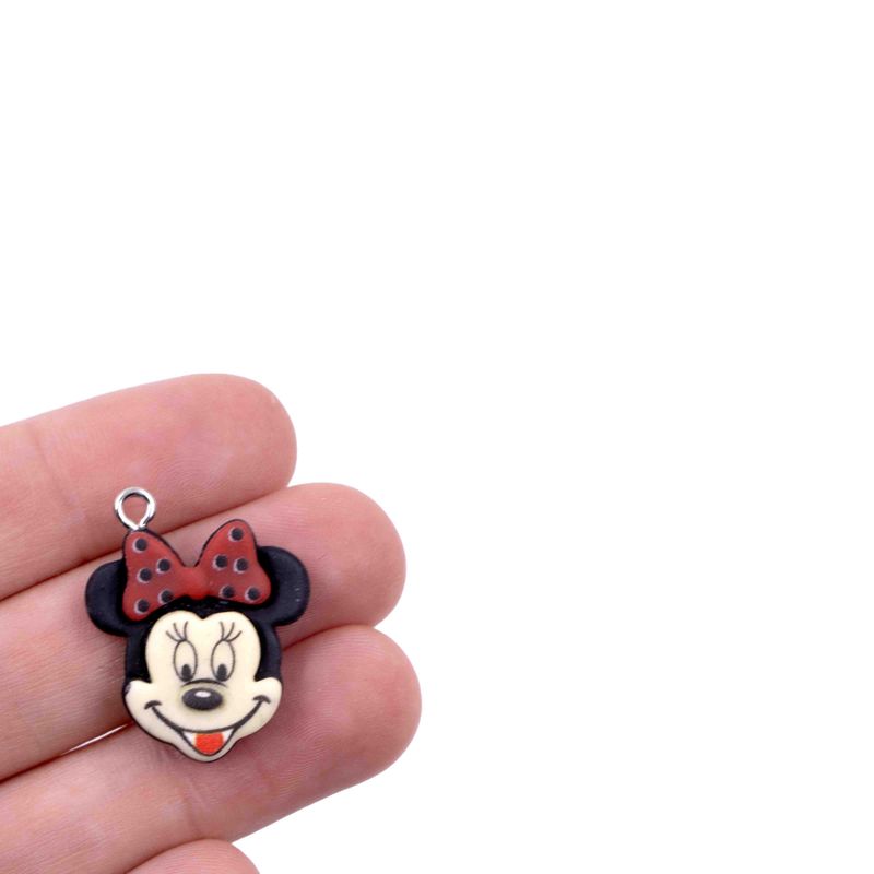 PINGENTE-MINNIE-22X20MM-EM-RESINA-COM-100-PECAS---103---COLORIDO
