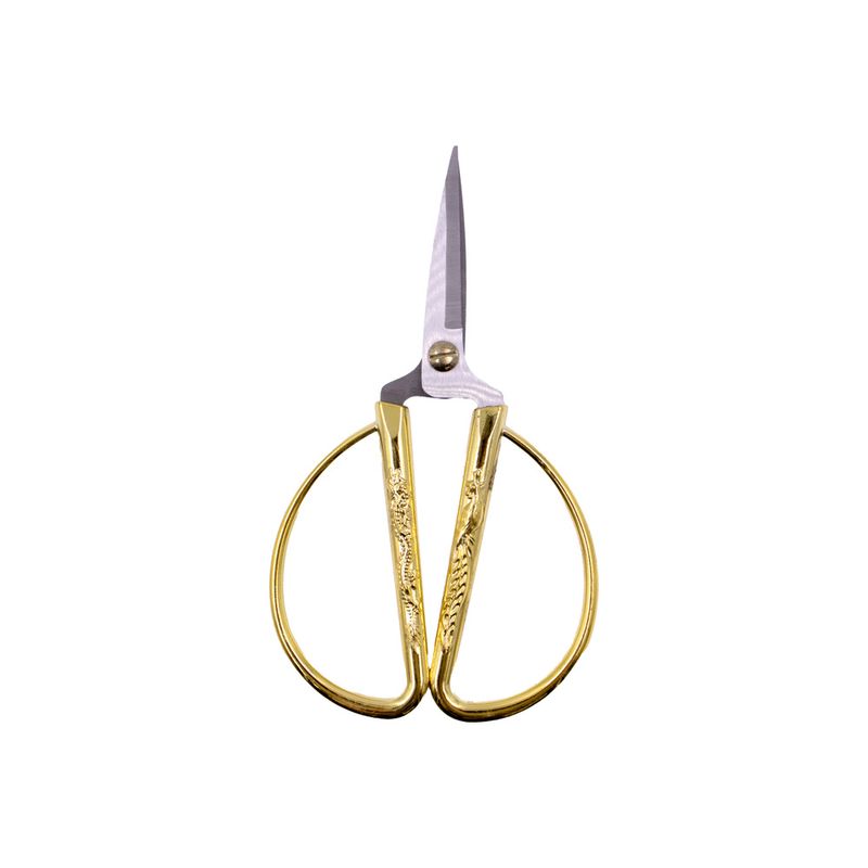 TESOURA-VINTAGE-CRIART-MULTIUSO-13X07CM-EM-INOX-UNIDADE---DOURADO