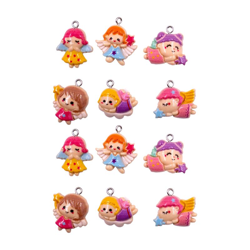 PINGENTE-ANJOS-DIVERSOS-EM-RESINA-COM-10-PECAS---103---COLORIDO-103