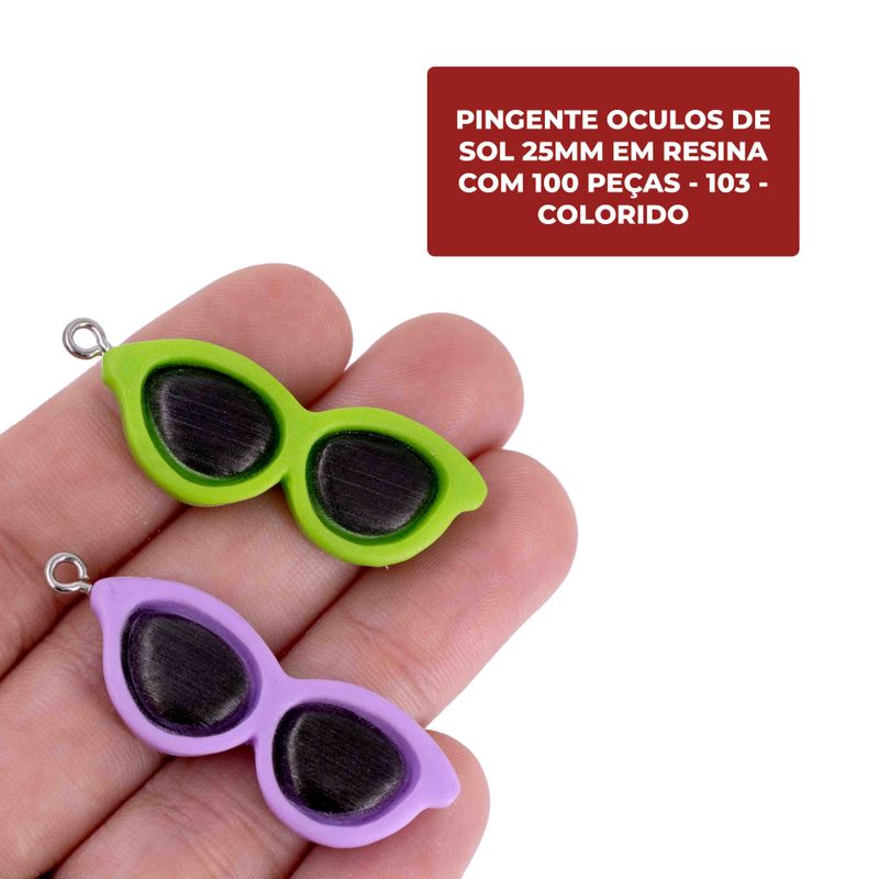 PINGENTE-OCULOS-DE-SOL-25MM-EM-RESINA-COM-100-PECAS---103---COLORIDO