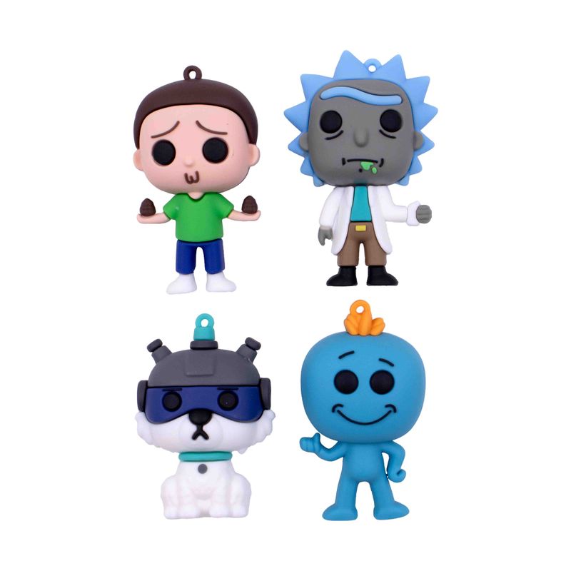 PINGENTE-RICK-AND-MORTY-70MM-EMBORRACHADO-COM-12-PECAS---103---COLORIDO