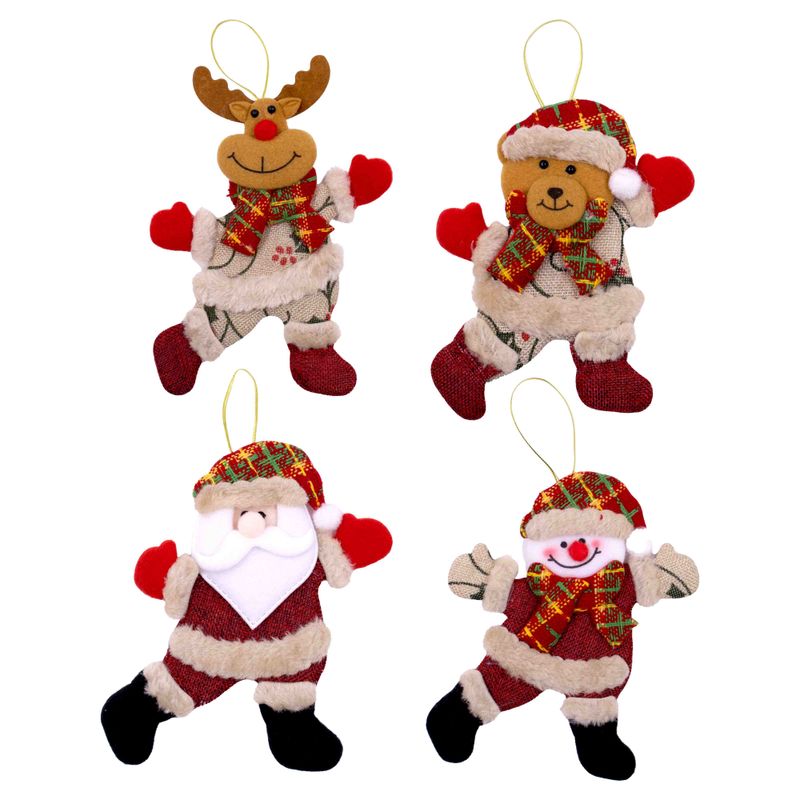 ENFEITE-DECORATIVO-PELUCIA-URSOS-E-NOEL-17X12CM-COM-12-PECAS---103---COLORIDO