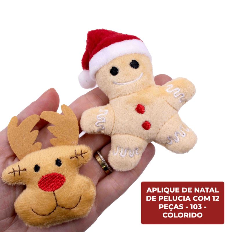 APLIQUE-DE-NATAL-DE-PELUCIA-COM-12-PECAS---103---COLORIDO