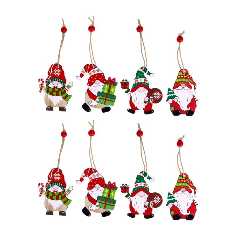 ENFEITE-PARA-PENDURAR-PAPAEI-NOEL-06CM-EM-MADEIRA-COM-12-PECAS--103---COLORIDO