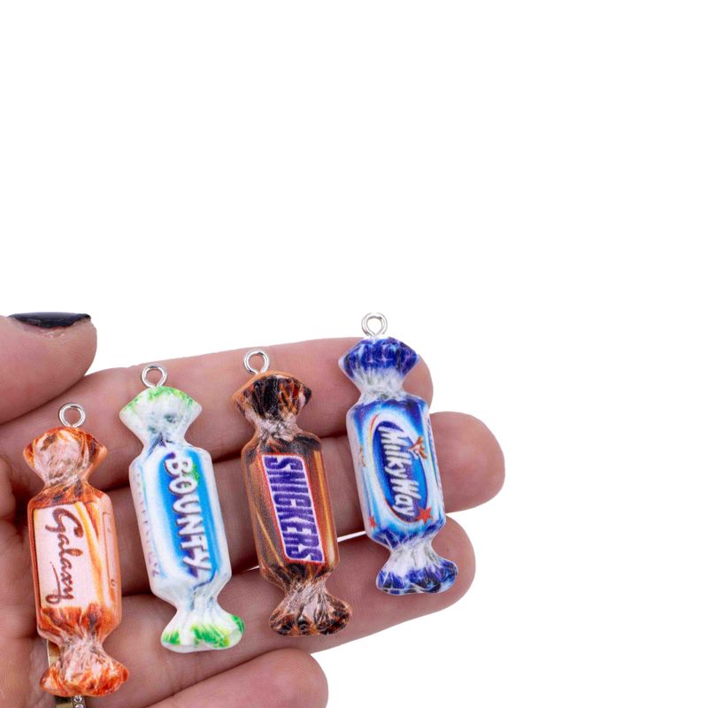 PINGENTE-BARRINHAS-DE-CHOCOLATE-40MM-EM-RESINA-COM-50-PECAS---103---COLORIDO