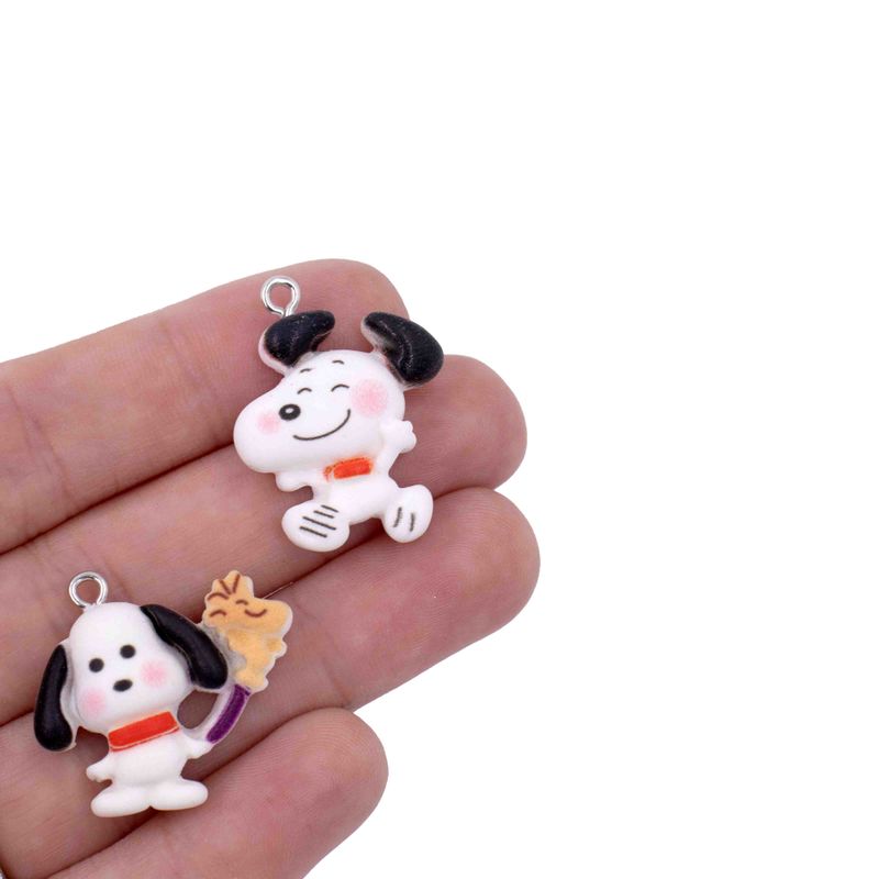 PINGENTE-SNOOPY-EXPRESSOES-20MM-EM-RESINA-COM-50-PECAS---103---COLORIDO
