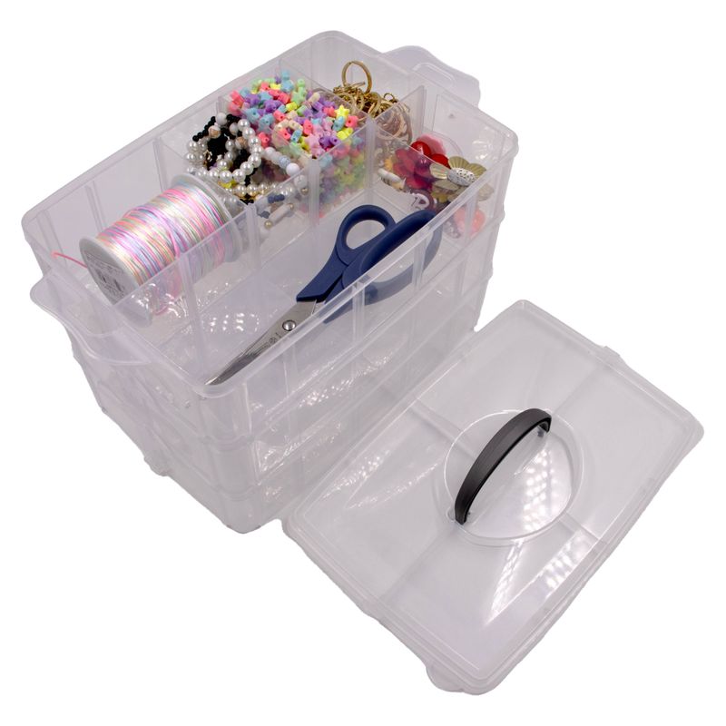 MALETA-MULTIUSO-GRANDE-26X16CM-EM-PLASTICO-COM-3-ANDARES---140---AZUL