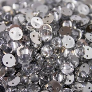 CHATON PARA COSTURA MEIA BOLA 06MM EM ACRILICO COM 10000PÇS