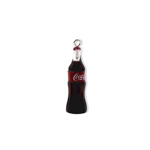 Pingente Garrafa De Coca Cola 10X30mm Em Resina Com 50 Peças