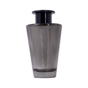 Frasco De Vidro Para Aromatizador Com Tampa Preta 200Ml