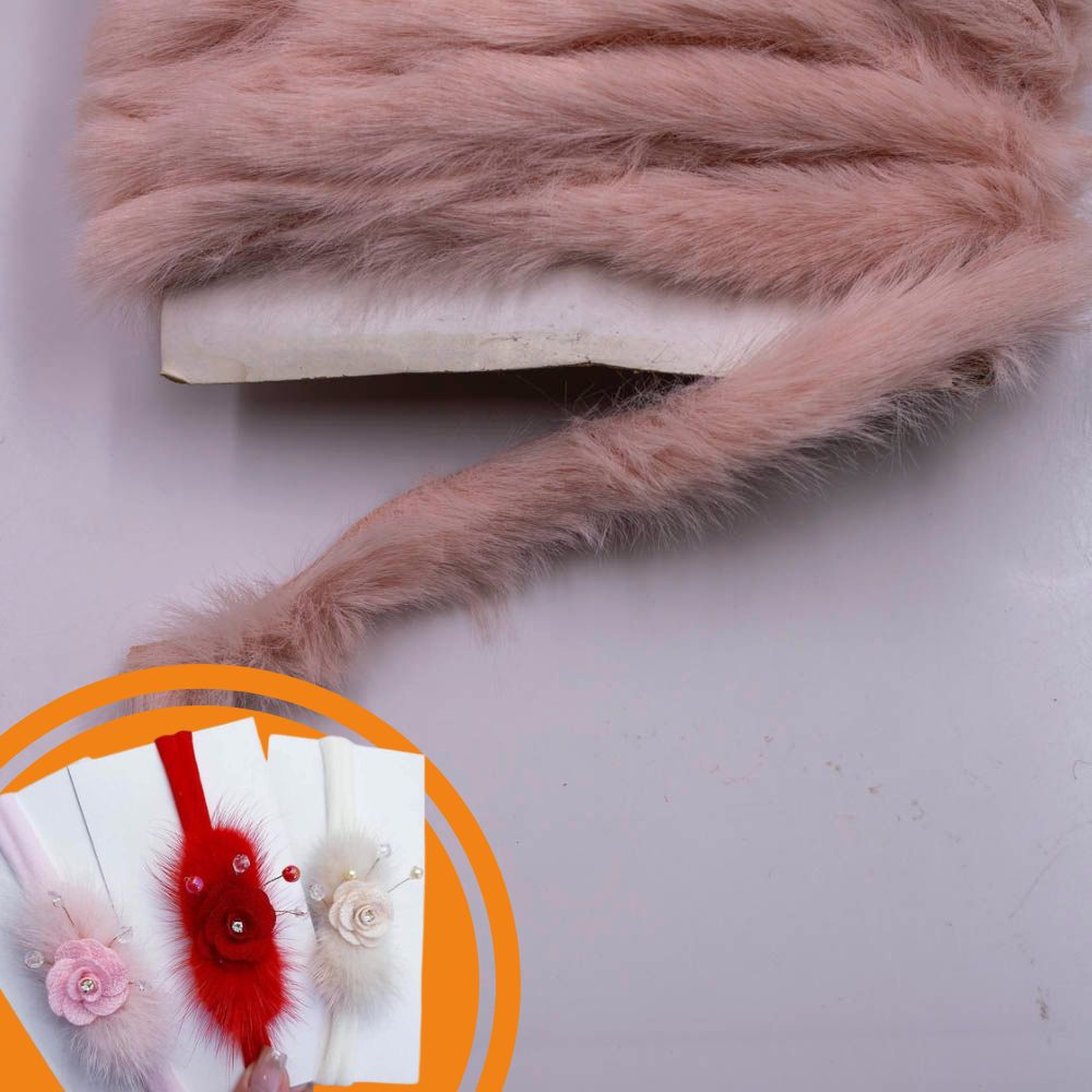 Pompom Bigode 10mm em Poliester com 20 Metros