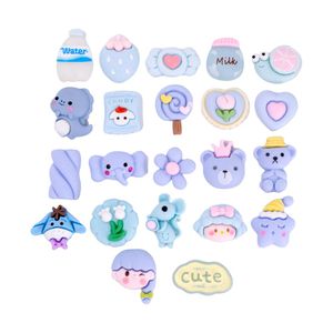 Aplique Diversos Infantil 20Mm Em Resina Com 100 Peças