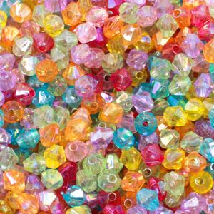 Balaozinho Irizado Passante 06Mm Em Acrilico Com 25Gr