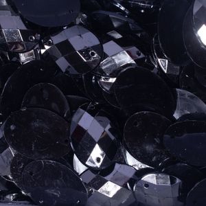 Chaton Costura Oval 13X18mm Em Acrilico Com 50Gr