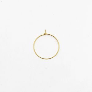 Argola Para Brinco 30Mm Em Ferro Com 10 Peças