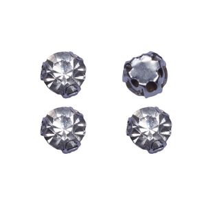 Strass De Costura C/Caixinha 3 Garras Ss16 Em Ferro Com 140 Peças