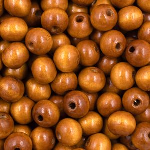 BOLA PASSANTE 12MM EM MADEIRA COM 50G