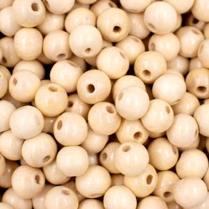 BOLA PASSANTE 10MM EM MADEIRA COM 50G