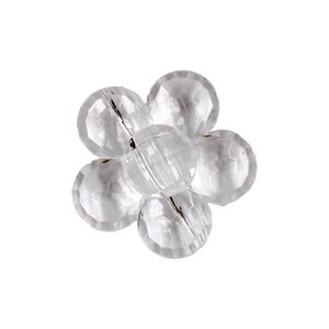 ENTREMEIO FLOR COM MIOLO SEXTAVADO 38MM EM ACRILICO COM 500G