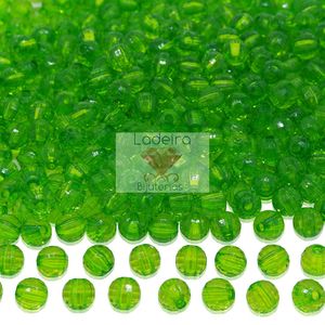 Globinho Passante 06Mm Em Acrilico Com 50G