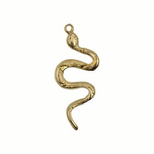 Pingente Serpente M 49X21mm Em Zamac Com 12 Peças