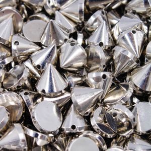 Chaton Para Costura Spike 10Mm Em Abs Com 50Gr