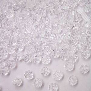 Bola Sextavada Passante 06Mm Em Acrilico Com 500Gr