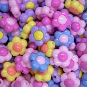 ENTREMEIO FLOR IRIZADA 16MM EM ACRILICO COM 50G