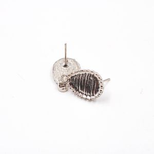 PINO DE BRINCO GOTA COM SAÍDA 10X14MM EM ZAMAC COM 100GR