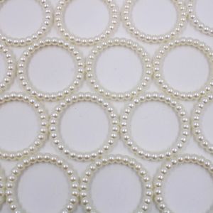 ARGOLA DE PEROLA LISA 38MM EM ABS COM 25GR