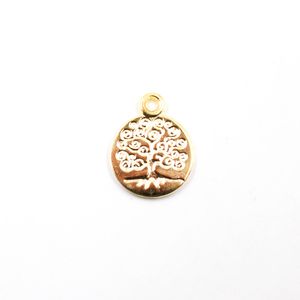 PINGENTE ÁRVORE 17X14MM EM ZAMAC COM 100GR