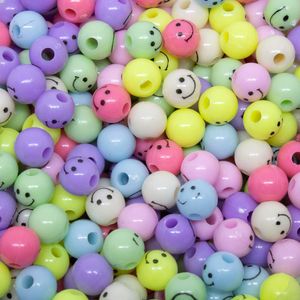 Bola Smile Passante 08Mm Em Plastico Com 250Gr