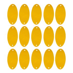 PAETE OVAL 15X30MM EM PVC COM 500G