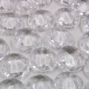 CASTANHA REDONDA COM DOIS FUROS 18MM EM ACRILICO COM 50GR