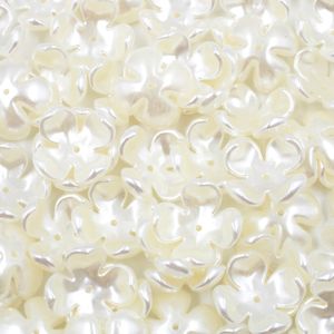 Tulipa Flor Perolada 22Mm Em Abs Com 250Gr