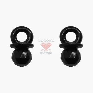 PINGENTE CHUPETA SEXTAVADA 21X12MM EM ACRILICO COM 500GR