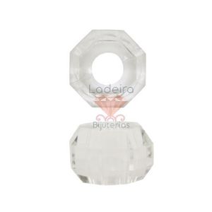 ENTREMEIO OCTOGONO 18X27MM EM ACRILICO COM 500G