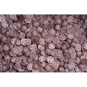 Chaton Costura Redondo Sextavado 10Mm Em Acrilico Com 250G