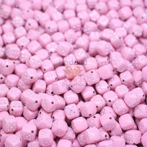 Dado Com Strass Passante 08Mm Em Plástico Com 500G