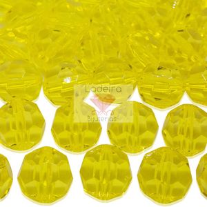 Bola Sextavada Passante 18Mm Em Acrilico Com 500Gr