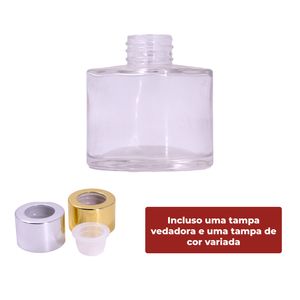 Frasco De Vidro Para Aromatizador R28/410 Redondo 100Ml