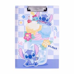 Prancheta Oficio A4 Com Prendedor Stitch