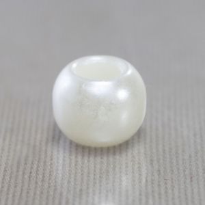 Perola Com Furo Grande 8Mm Em Abs Com 500Gr