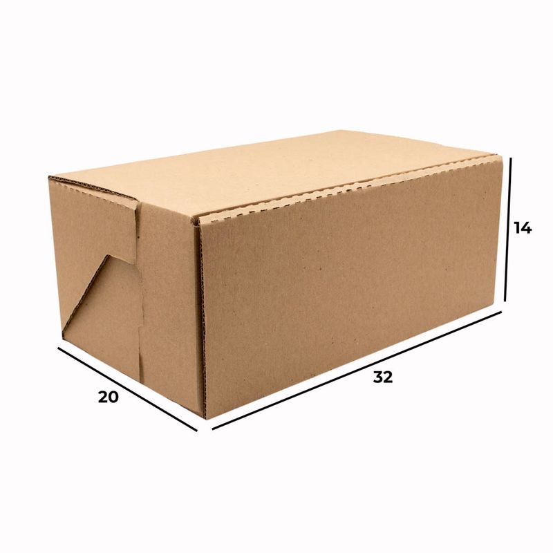 Caixa De Papelão Para Correios Media 32X20x14cm-1764355573609