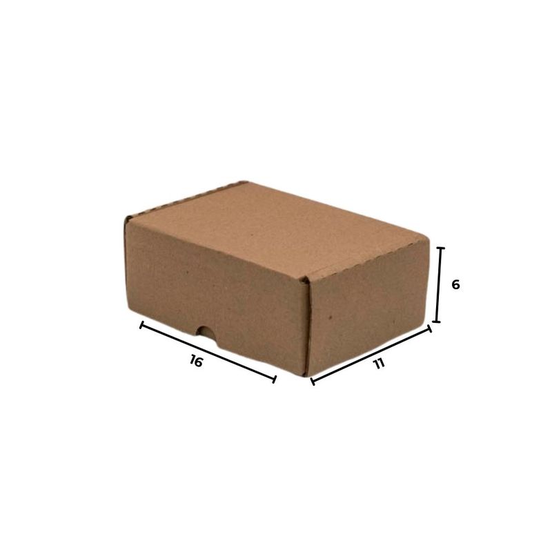 Caixa De Papelão Montável Tamanho 16X11x06-1765459385477