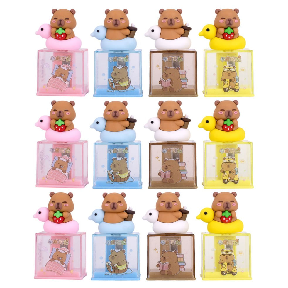 Apontador com Deposito Capivara 3d Unidade