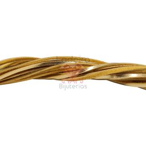 TIRA DE COURO SINTÉTICO 03MM C/12 FIOS DE 1M