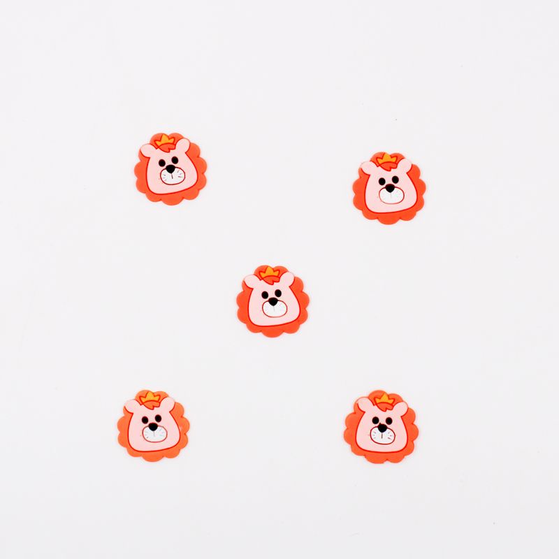 APLIQUE-LEAO-EMBORRACHADO-COM-50-PECAS---208---LARANJA-Z8