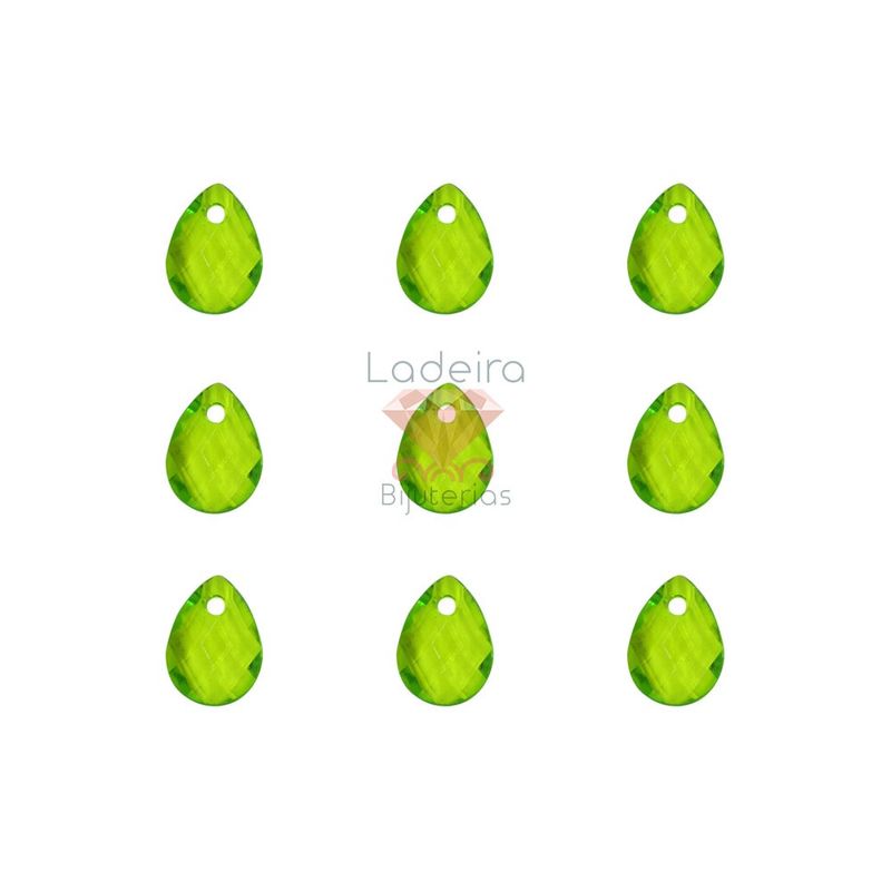 PINGENTE-GOTA-SEXTAVADA-8X12MM-EM-ACRILICO-COM-500GR-036---VERDE-036